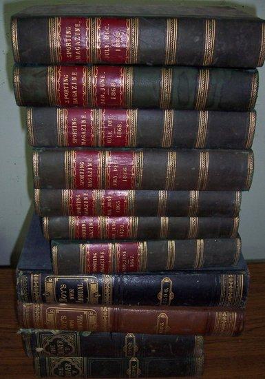 Appraisal: The Sporting Magazine - seven volumes Boys Own Annual and