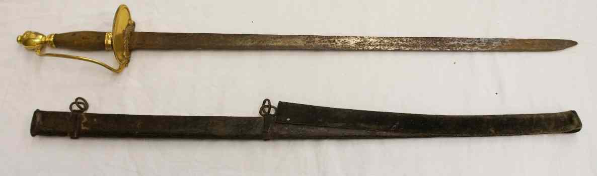 Appraisal: Pattern Infantry Sword Sheath only in Poor Condition