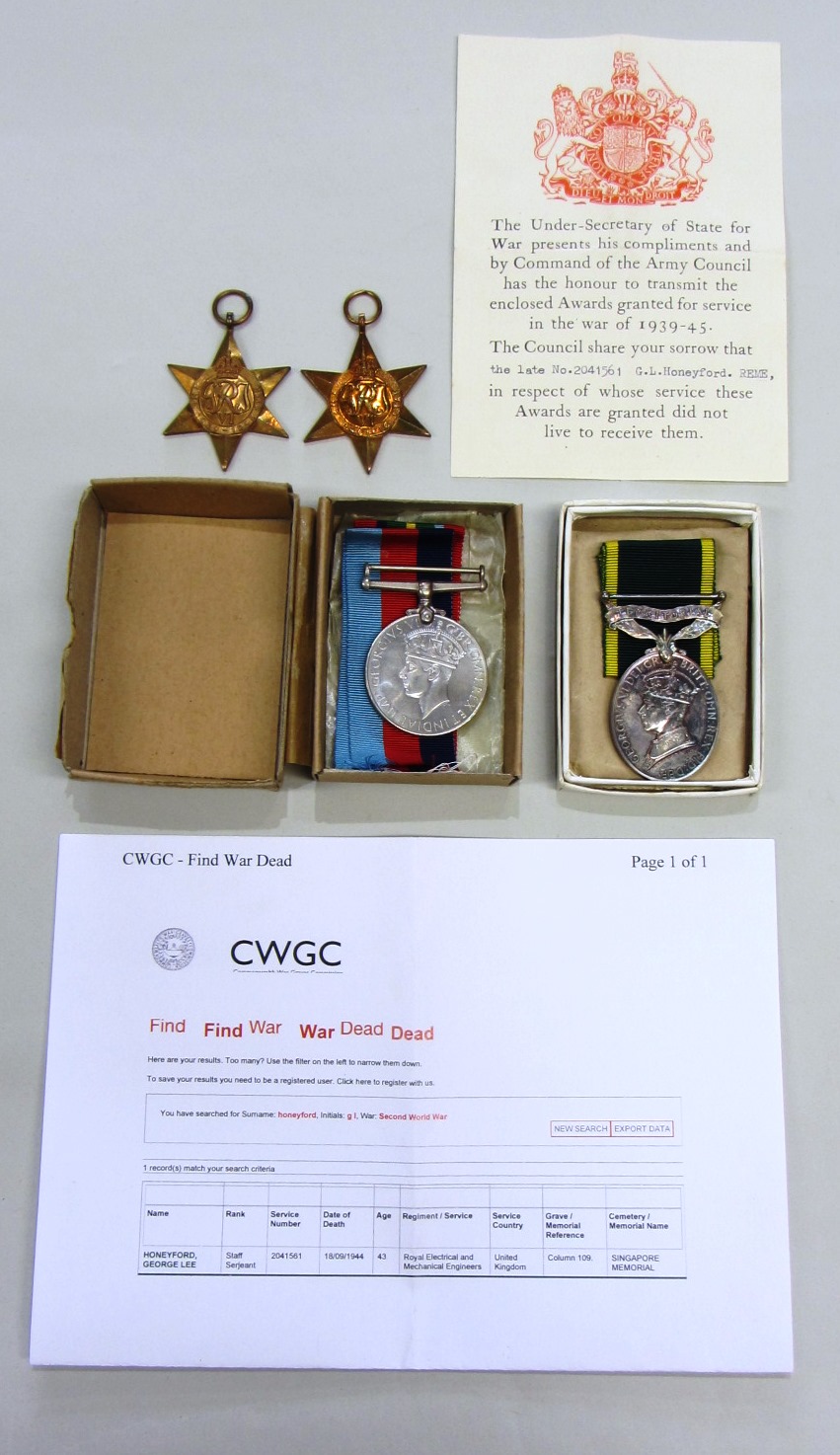 Appraisal: Second World War period medals comprising The - Star The