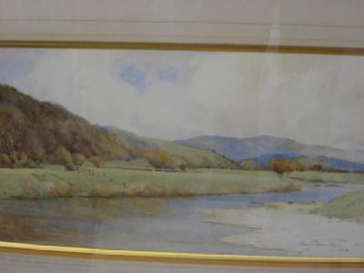 Appraisal: PERCY BROOKE The Lune from Caton near Lawson Wood signed