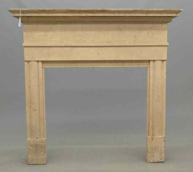 Appraisal: th c fireplace mantle '' W '' Ht '' x