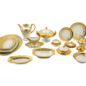 Appraisal: A Hutschenreuther Porcelain Dinner Service th Century comprising dinner plates