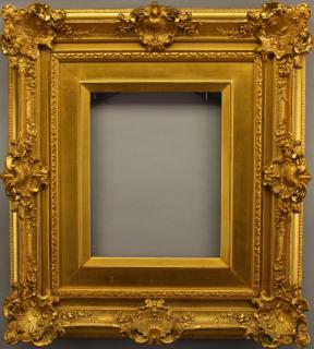 Appraisal: Victorian Gold Leaf Carved Frame Victorian Gold Leaf Carved Frame