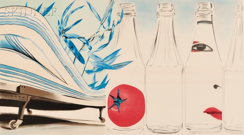 Appraisal: James Rosenquist American b Terrarium edition of Glenn Signed and