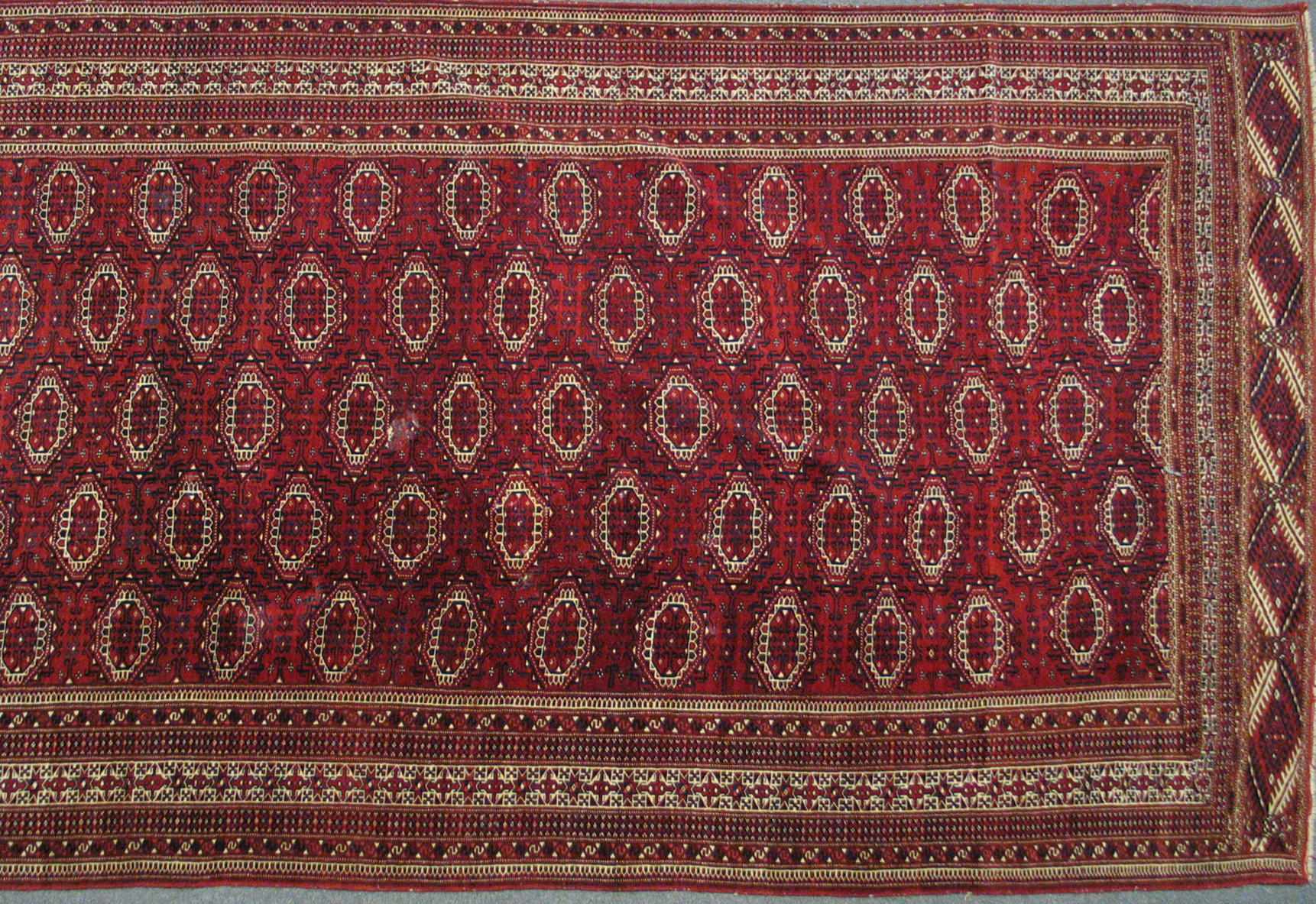 Appraisal: Property of various owners A Turkoman carpet Turkestan circa size