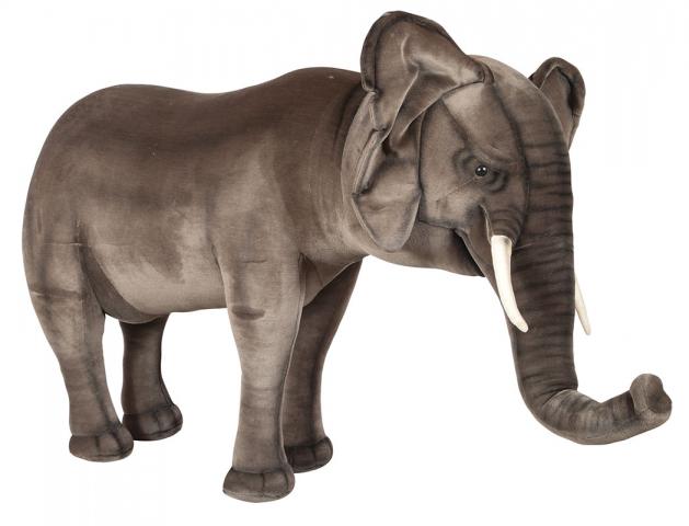 Appraisal: FAO Schwartz Stuffed Figure of an ElephantHeight inches width feet