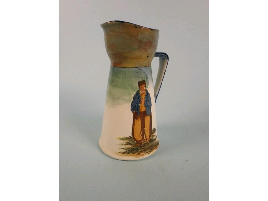 Appraisal: A Royal Doulton series ware jug decorated with a Dutchman