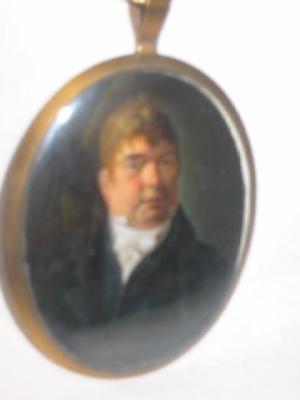 Appraisal: ENGLISH SCHOOL Portrait of a Gentleman head and shoulders unsigned