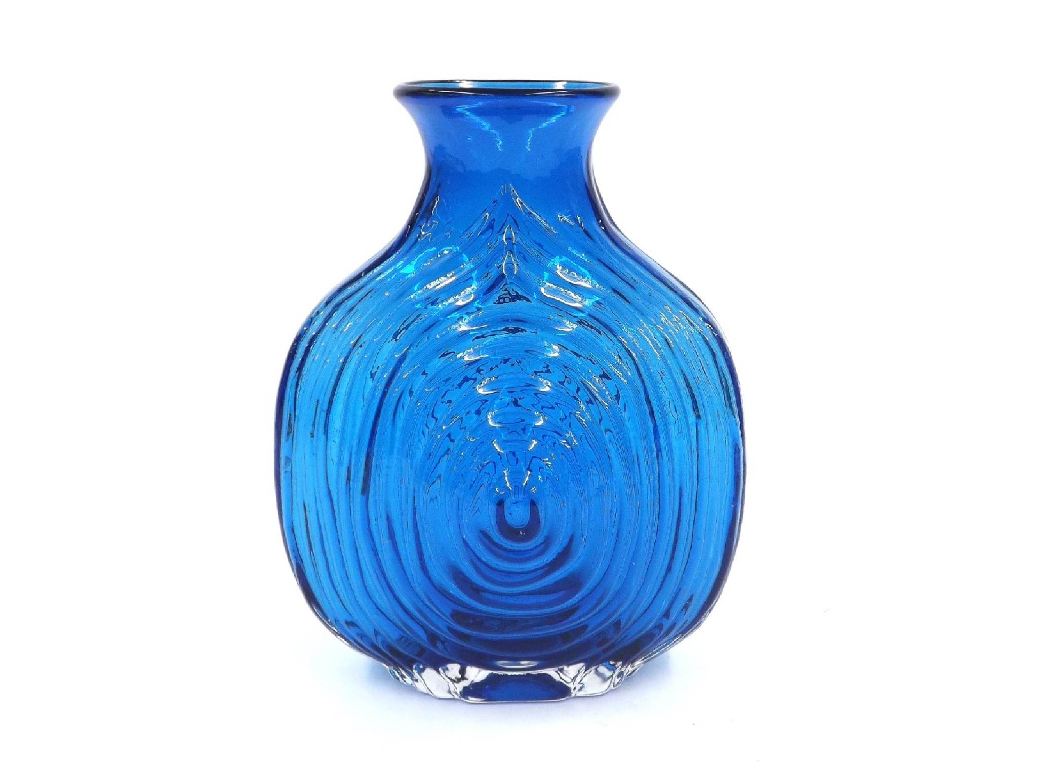 Appraisal: Geoffrey Baxter for Whitefriars - kingfisher blue 'Nipple' vase high