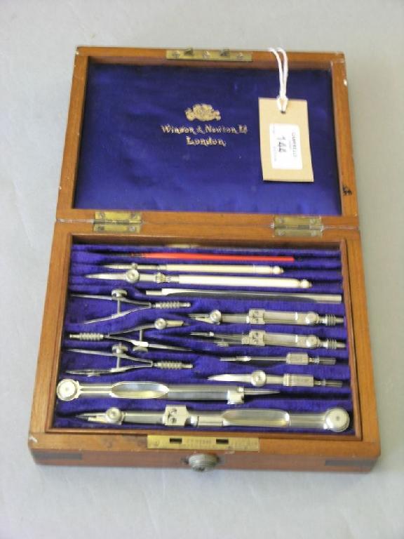 Appraisal: A late th century Winsor Newton Ltd draughtsman's set numerous