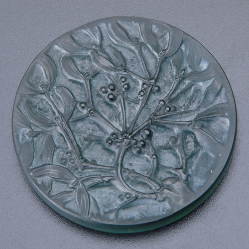 Appraisal: R LALIQUE Rare invitation medallion for Rene Lalique's first all-glass