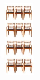 Appraisal: Raul De Armas for KnollStudio Dining Chairs Raul de Armas