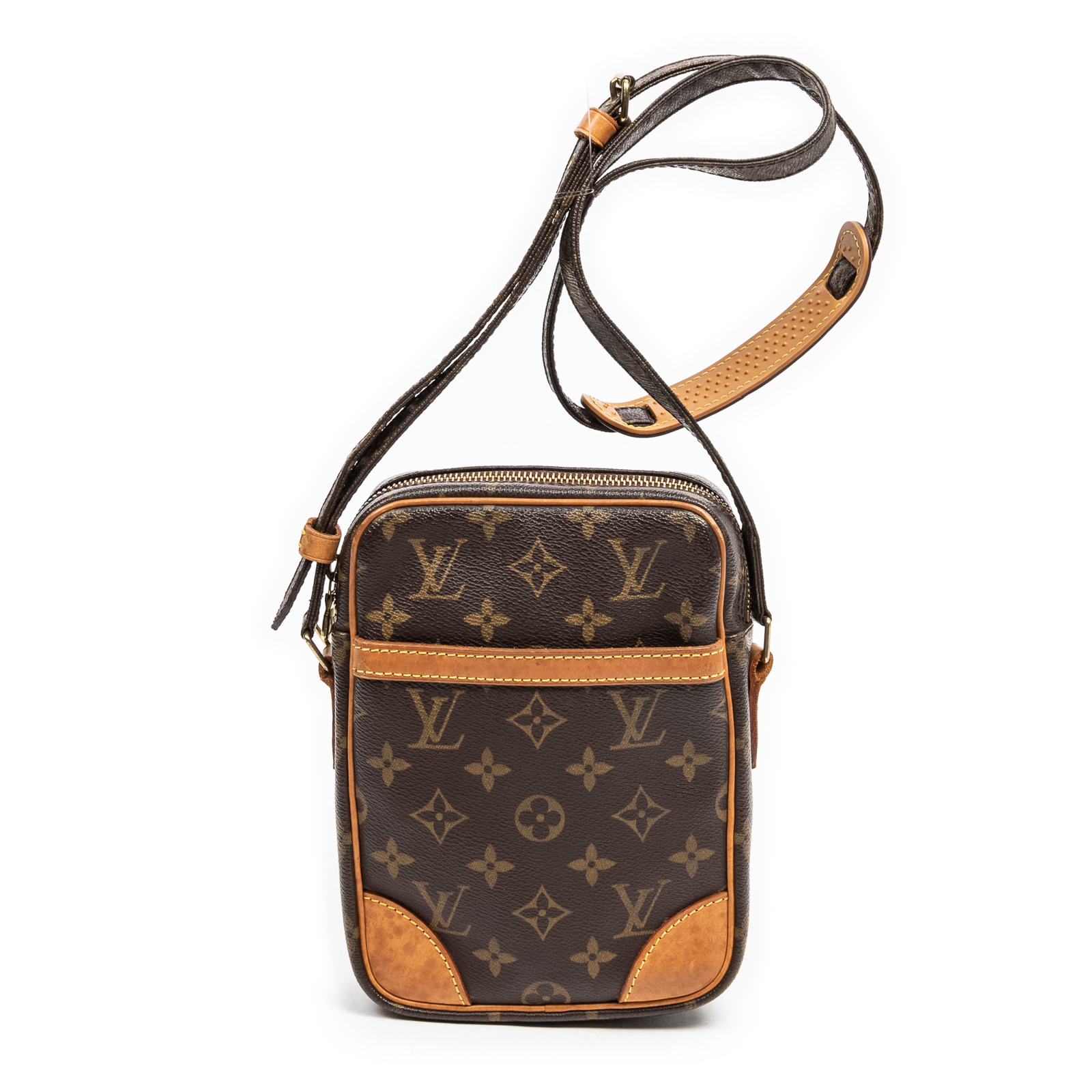 Appraisal: A LOUIS VUITTON MONOGRAM DANUBE A brown and tan Monogram