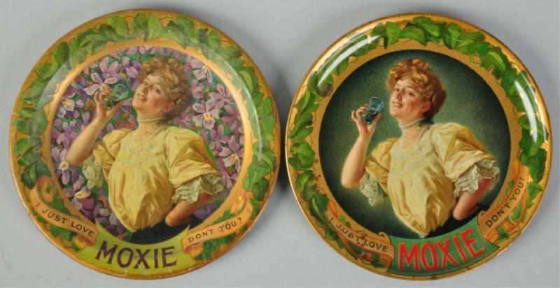 Appraisal: Lot of Moxie Tip Trays The better tray is in