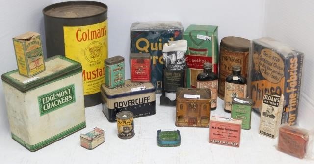 Appraisal: LOT OF COUNTRY STORE ADVERTISING ITEMS TOINCLUDE HIGH COLMAN S