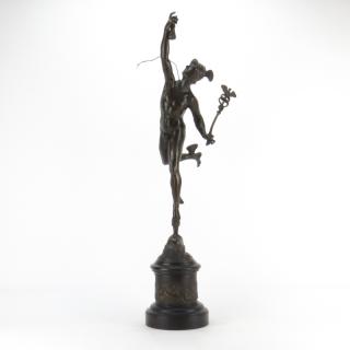 Appraisal: After Jean Giambologna Boulogne Italian - Mercury Classical Bronze Sculpture