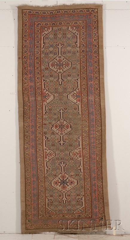 Appraisal: Hamadan Long Rug Northwest Persia last quarter th century areas