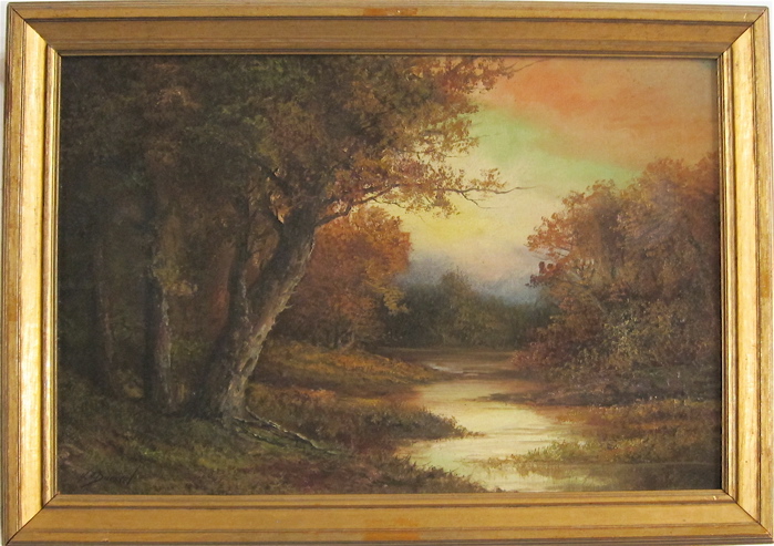 Appraisal: HENRY A DUESSEL OIL ON CANVAS New York Germany -