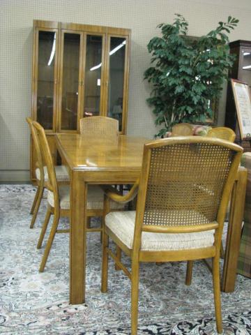 Appraisal: Vintage Drexel Dining Room Suite Consensus Collection with two piece