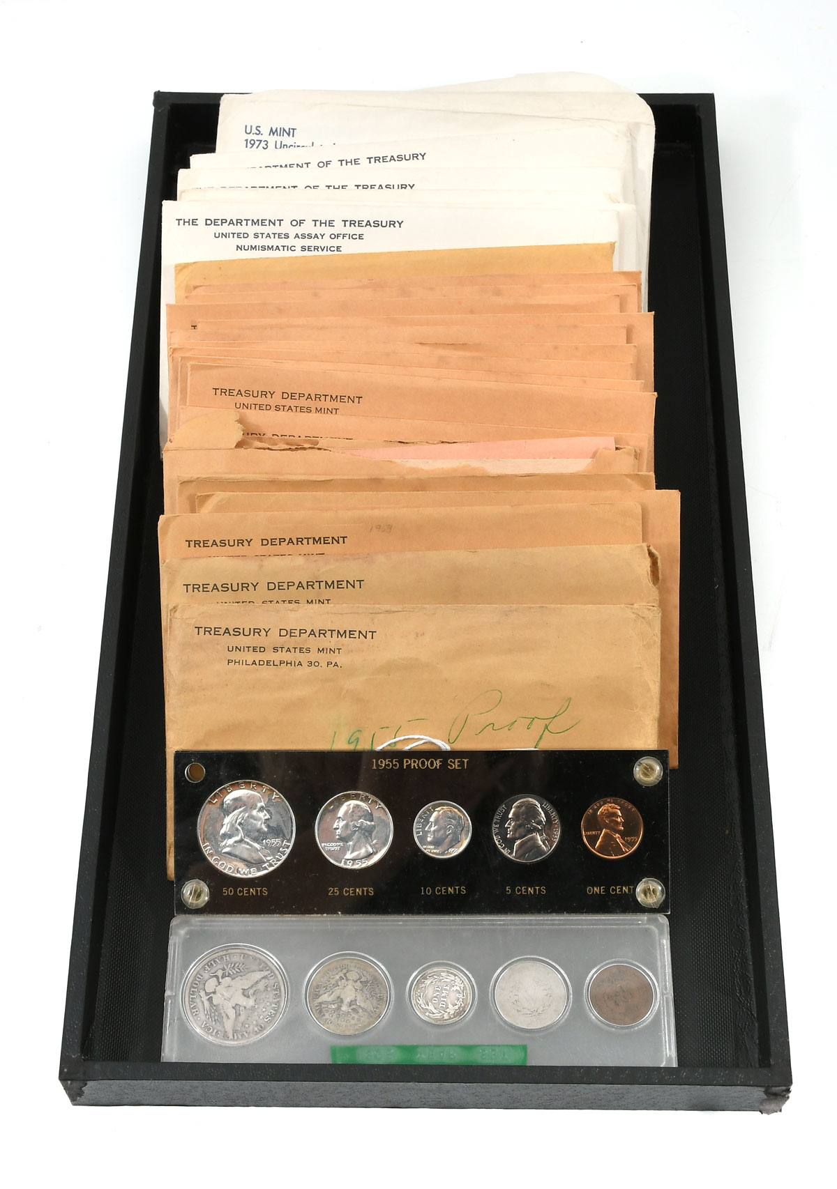 Appraisal: PC UNITED STATES MINT PROOF SETS Comprising - - -