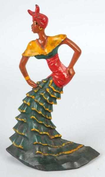 Appraisal: Cast Iron Rumba Dancer Doorstop Description Partial repaint Condition Very