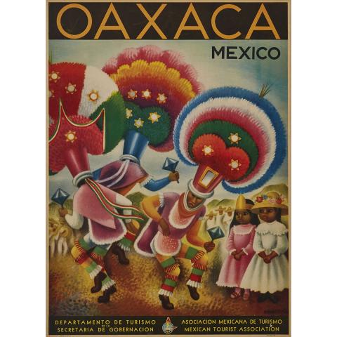 Appraisal: Miguel Covarrubias - POSTER OAXACA MEXICO C DEPARTMENTO DE TURISMO