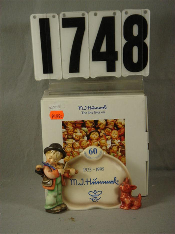 Appraisal: MJ Hummel by Goebel Display Plaque Puppet Love Hum number