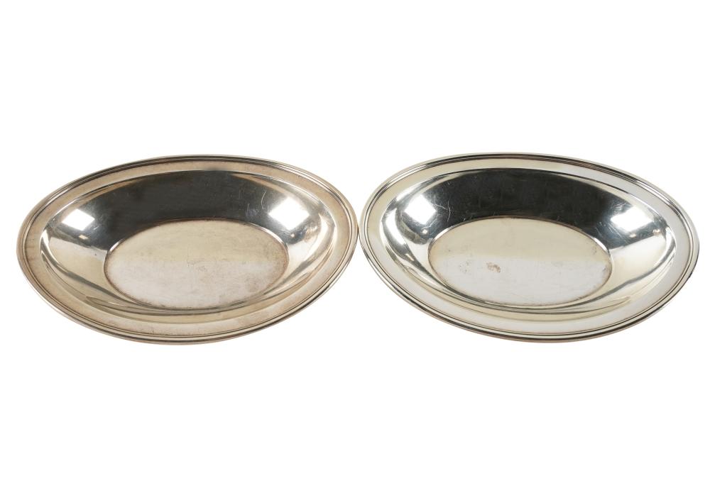 Appraisal: PAIR OF TIFFANY CO STERLING BOWLSNew York New York -