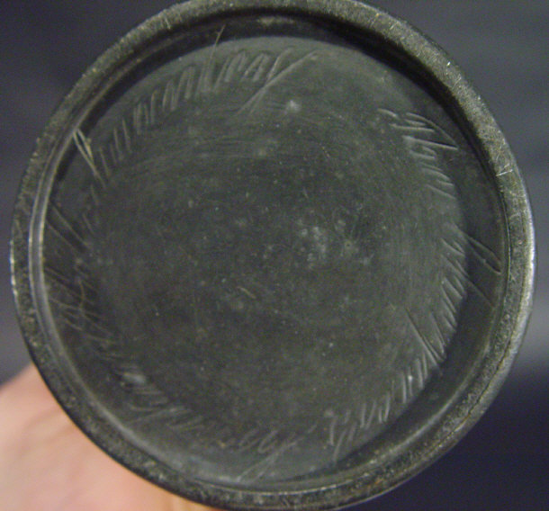 Appraisal: Four th century pewter tankards each impressed with touch marks