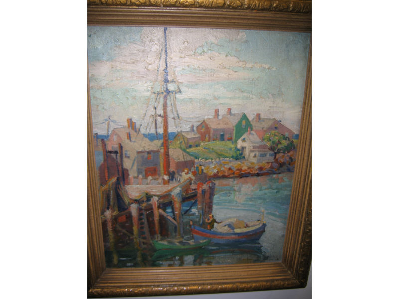 Appraisal: ILAH MARIAN KIBBEY AMERICAN - BEARSKIN NECK ROCKPORT MASSACHUSETTS oil