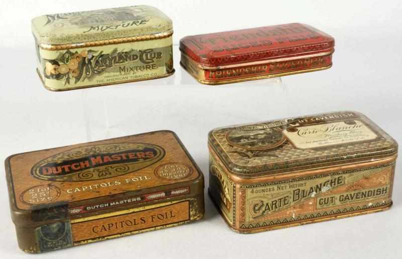 Appraisal: Lot of Advertising Tobacco Tins Description Includes Dutch Masters Natural