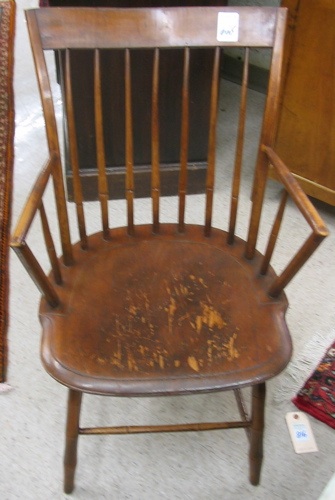 Appraisal: NEW ENGLAND WINDSOR ARMCHAIR first quarter of the th century