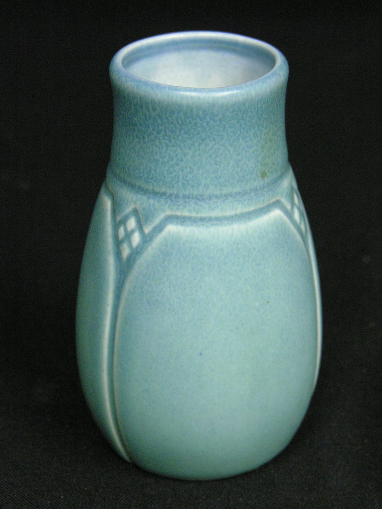 Appraisal: BLUE ARTS AND CRAFT ROOKWOOD VASE Dated Numbered Size by