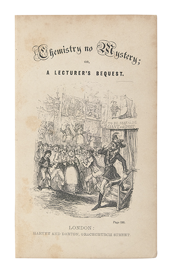 Appraisal: CRUIKSHANK GEORGE Scoffern John Chemistry No Mystery Or a Lecturer's