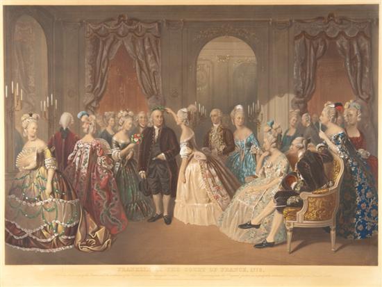 Appraisal: W Geller after Baron Jolly Entitled Franklin at the Court