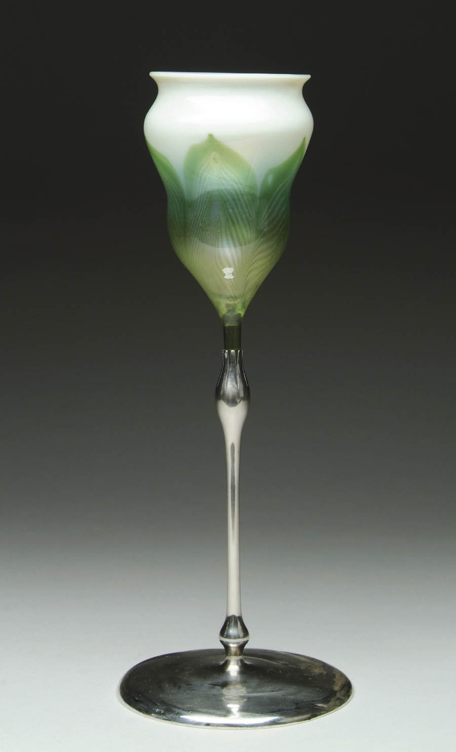 Appraisal: TIFFANY FLOWER FORM VASE Beautiful Tiffany vase has flower form