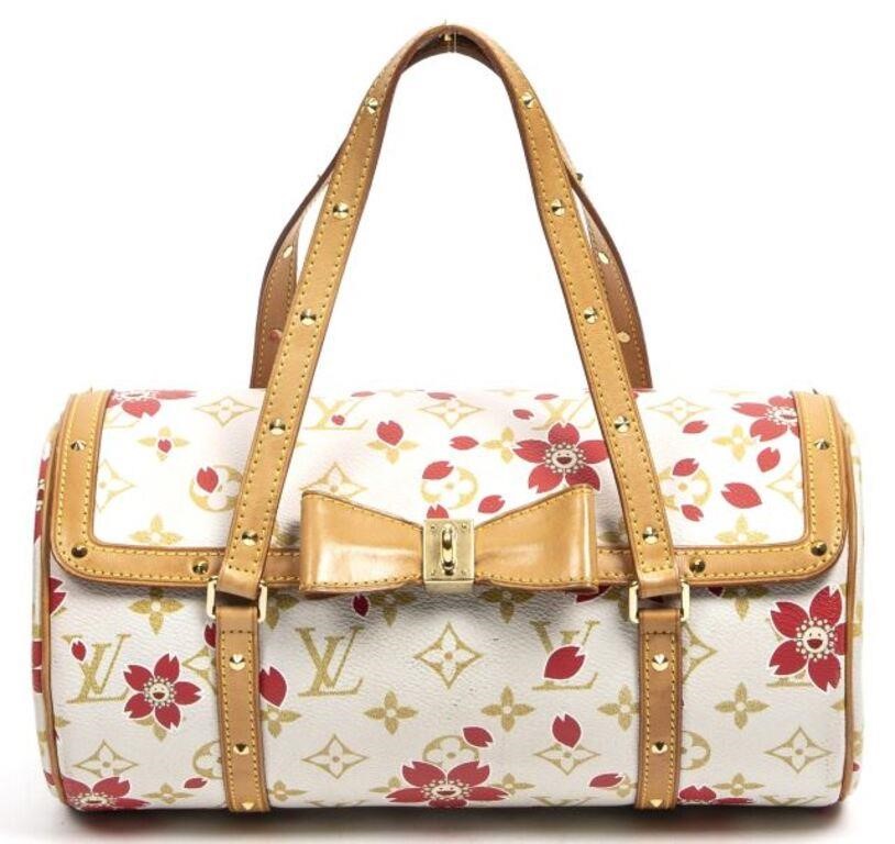 Appraisal: Limited Edition Louis Vuitton Takashi Murakami Cherry Blossom Papillon handbag