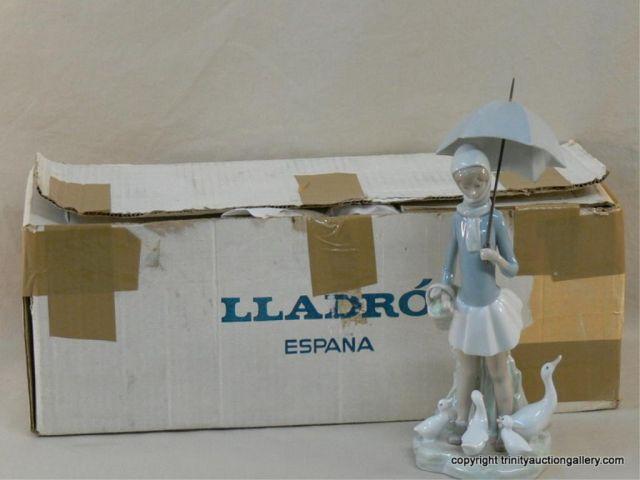 Appraisal: Lladro Girl with Umbrella Figurine Retired - issued in and