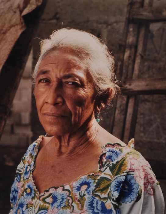 Appraisal: STEPHEN SHORE b YUCATAN MEXICO PORTRAIT OF A WOMAN Ektacolor