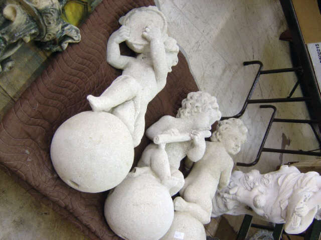 Appraisal: CONCRETE CHERUBS