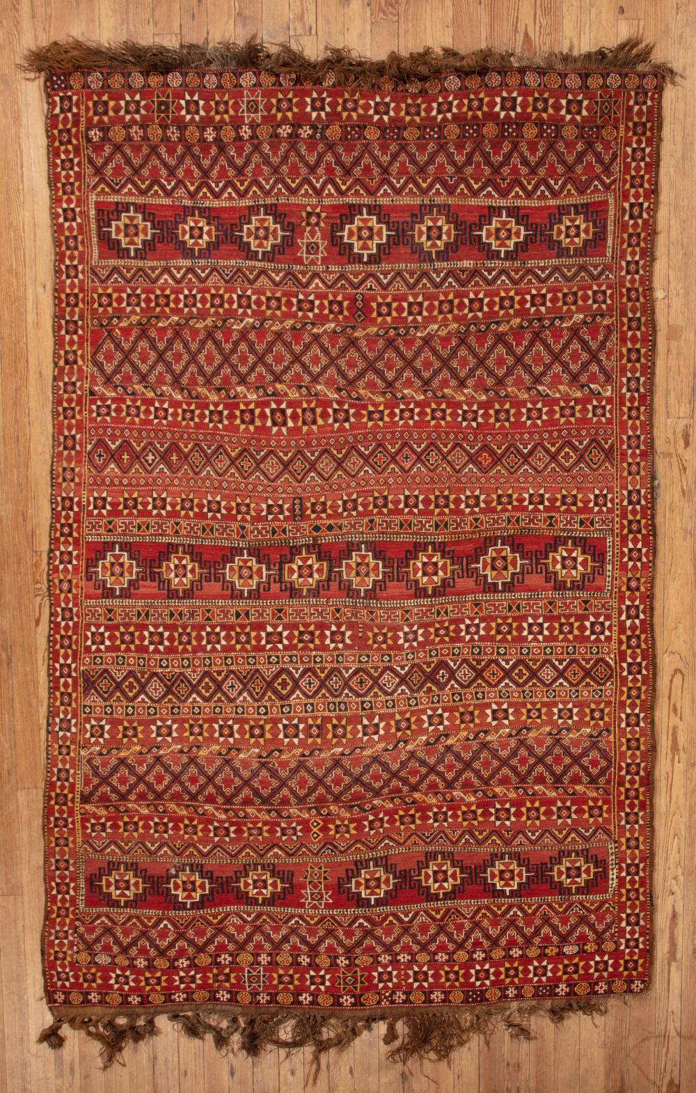 Appraisal: Soumak-Style Carpet Afghanistan c ft in x ft