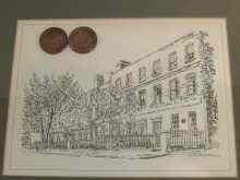 Appraisal: A mixed lot comprising a group of six sketches of