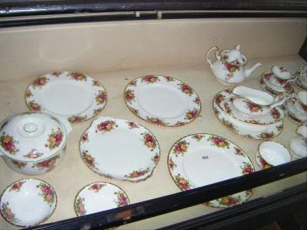 Appraisal: A Royal Albert 'Country roses' part tea set