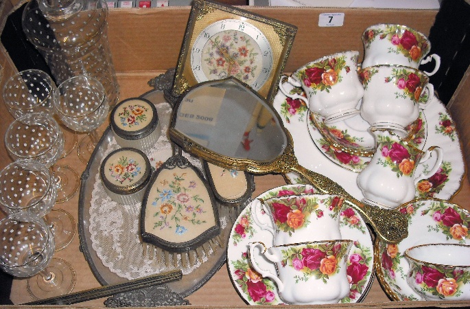 Appraisal: A Collection of Pottery and Glassware to Include Royal Albert