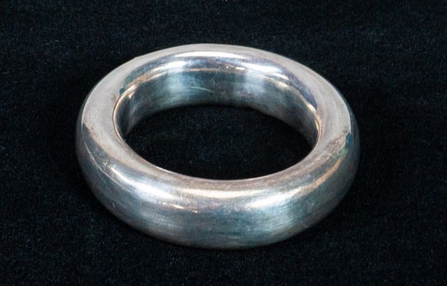 Appraisal: Elsa Peretti Tiffany Co Sterling Bangle Bracelet Elsa Peretti for