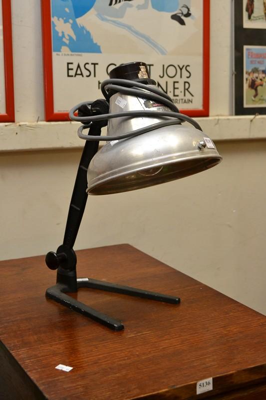 Appraisal: A 'S CONVERTED DESK LAMP A 'S CONVERTED DESK LAMP