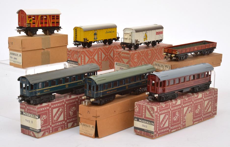 Appraisal: COLLECTION OF MARKLIN GERMANY ROLLING STOCK INCLUDING ST I AND