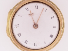 Appraisal: Gilt verge fusee pair case by Nicolls Great Hortlands London