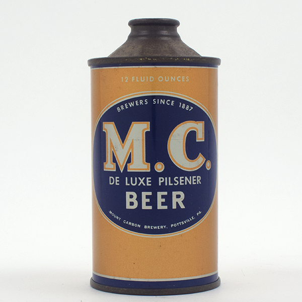 Appraisal: Mount Carbon MC Beer Cone Top NICE - Reference USBC