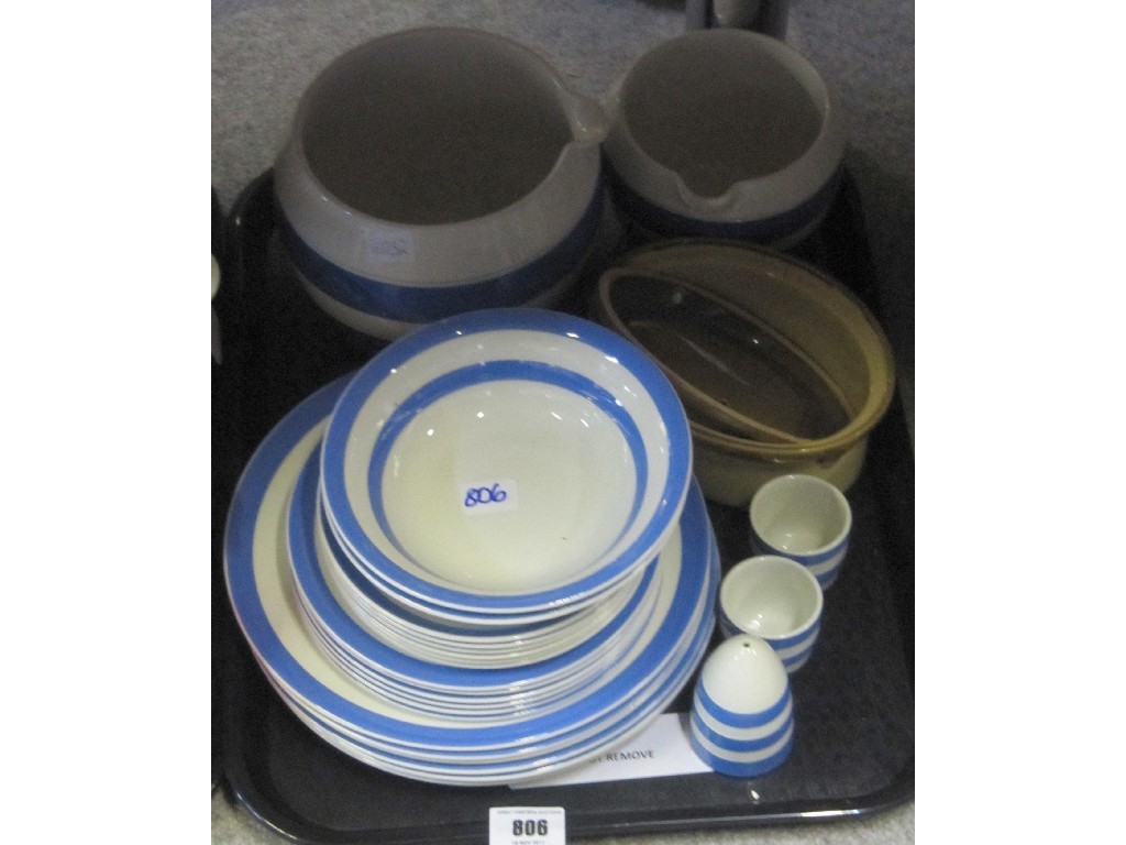 Appraisal: Tray lot of T G Green Cornish ware